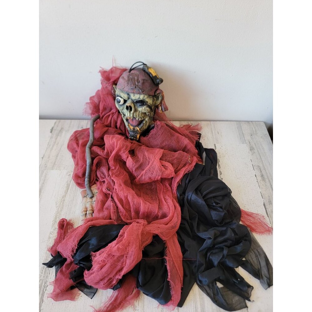 Halloween pirate AS IS hanging‎ prop decor vintage home scary